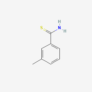 3-Methylbenzothioamide chemical structure (CAS 2362-63-2)
