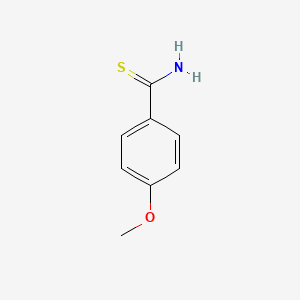 4-Methoxybenzothioamide chemical structure (CAS 2362-64-3)