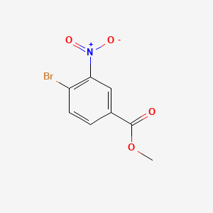 Methyl 4-bromo-3-nitrobenzoate chemical structure (CAS 2363-16-8)