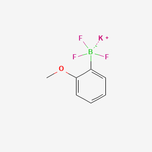Potassium trifluoro(2-methoxyphenyl)borate chemical structure (CAS 236388-46-8)
