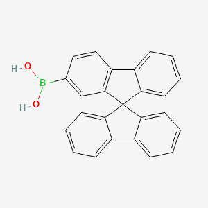 9,9'-Spirobifluorene-2-boronic Acid chemical structure (CAS 236389-21-2)