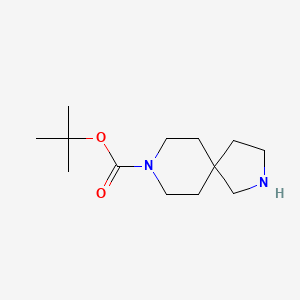 8-Boc-2,8-Diazaspiro[4.5]decane chemical structure (CAS 236406-39-6)