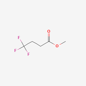 Methyl 4,4,4-trifluorobutanoate chemical structure (CAS 2365-82-4)