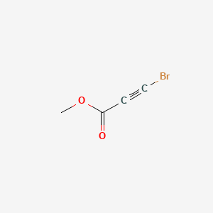 Methyl 3-bromopropiolate chemical structure (CAS 23680-40-2)