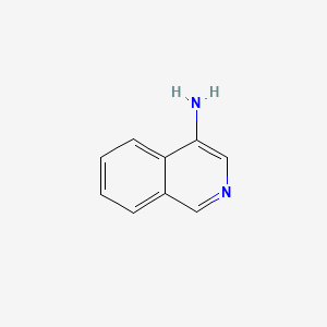 Isoquinolin-4-amine chemical structure (CAS 23687-25-4)