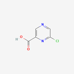 6-Chloropyrazine-2-carboxylic acid chemical structure (CAS 23688-89-3)