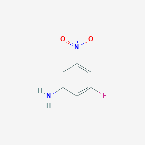 3-Fluoro-5-nitroaniline chemical structure (CAS 2369-12-2)