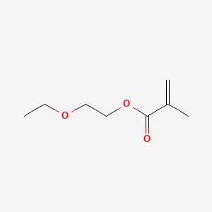 2-Ethoxyethyl methacrylate chemical structure (CAS 2370-63-0)