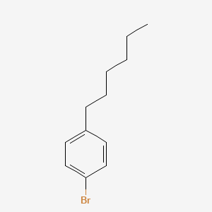 1-Bromo-4-hexylbenzene chemical structure (CAS 23703-22-2)