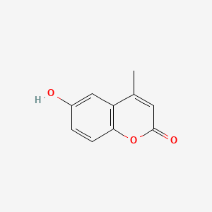 6-Hydroxy-4-methyl-2H-chromen-2-one chemical structure (CAS 2373-31-1)