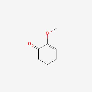 2-Methoxycyclohex-2-enone chemical structure (CAS 23740-37-6)
