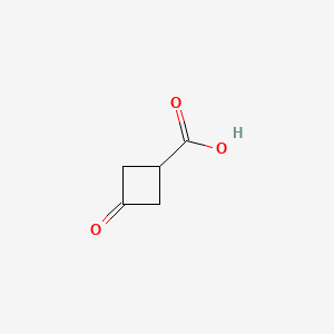 3-Oxocyclobutanecarboxylic acid chemical structure (CAS 23761-23-1)