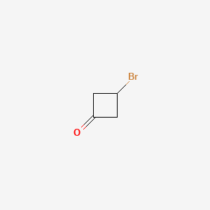3-Bromocyclobutanone chemical structure (CAS 23761-24-2)