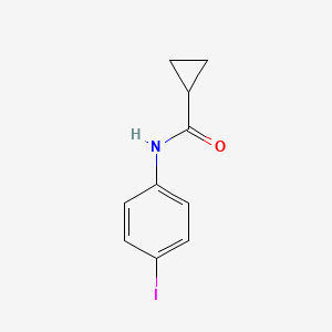 N-(4-Iodophenyl)cyclopropanecarboxamide chemical structure (CAS 23779-17-1)