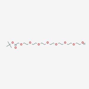 tert-Butyl 23-hydroxy-3,6,9,12,15,18,21-heptaoxatricosanoate chemical structure (CAS 2378049-28-4)
