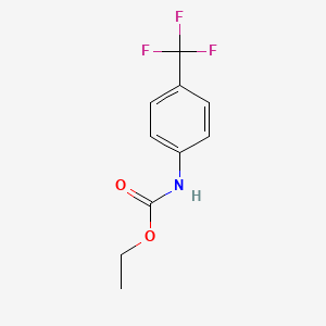 Ethyl (4-(trifluoromethyl)phenyl)carbamate chemical structure (CAS 23794-73-2)