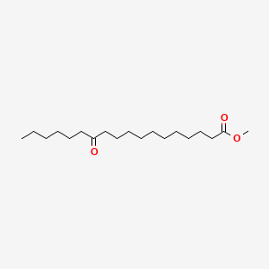 Methyl 12-oxooctadecanoate chemical structure (CAS 2380-27-0)
