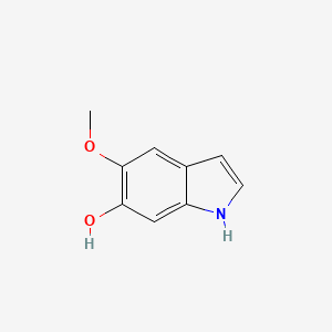 5-Methoxy-1H-indol-6-ol chemical structure (CAS 2380-82-7)