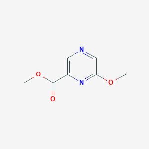 Methyl 6-methoxy-2-pyrazinecarboxylate chemical structure (CAS 23813-24-3)