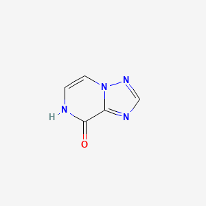 [1,2,4]Triazolo[1,5-a]pyrazin-8(7H)-one chemical structure (CAS 2385022-13-7)