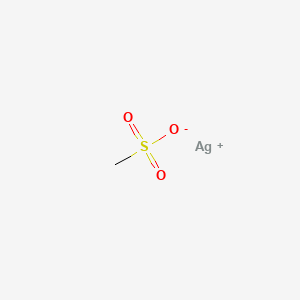Silver methanesulfonate chemical structure (CAS 2386-52-9)