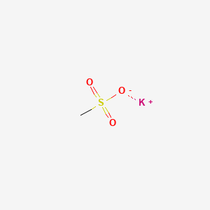 Potassiummethanesulfonate chemical structure (CAS 2386-56-3)