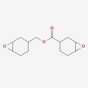 7-Oxabicyclo[4.1.0]heptan-3-ylmethyl 7-oxabicyclo[4.1.0]heptane-3-carboxylate chemical structure (CAS 2386-87-0)