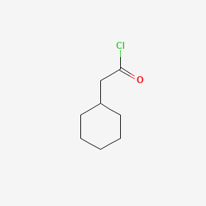 2-Cyclohexylacetyl chloride chemical structure (CAS 23860-35-7)