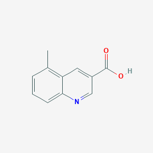 5-Methylquinoline-3-carboxylic acid chemical structure (CAS 2386818-11-5)