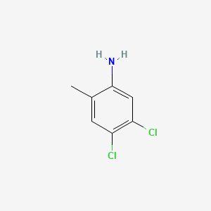 4,5-Dichloro-2-methylaniline chemical structure (CAS 2387-08-8)