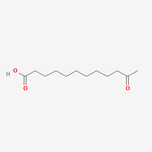 11-Oxododecanoic acid chemical structure (CAS 2388-78-5)