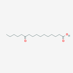 11-Oxohexadecanoic acid chemical structure (CAS 2388-81-0)