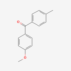 (4-Methoxyphenyl)(p-tolyl)methanone chemical structure (CAS 23886-71-7)