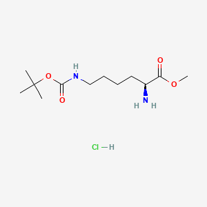 H-Lys(Boc)-OMe.HCl chemical structure (CAS 2389-48-2)