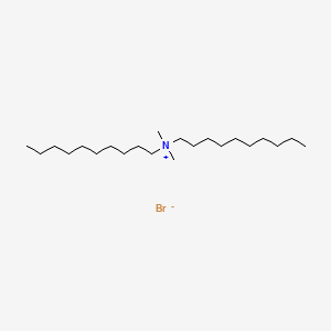 N-Decyl-N,N-dimethyldecan-1-aminium bromide chemical structure (CAS 2390-68-3)
