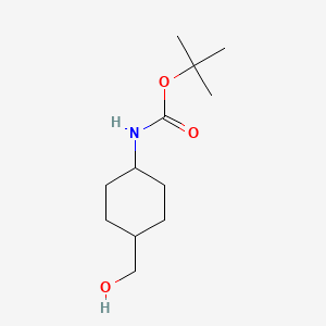 tert-Butyl (trans-4-(hydroxymethyl)cyclohexyl)carbamate chemical structure (CAS 239074-29-4)