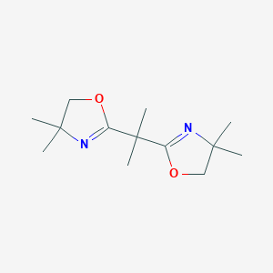 2,2'-(Propane-2,2-diyl)bis(4,4-dimethyl-4,5-dihydrooxazole) chemical structure (CAS 239103-32-3)