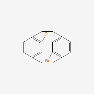 pseudo-p-4,12-Dibromo[2.2]paracyclophane chemical structure (CAS 23927-40-4)