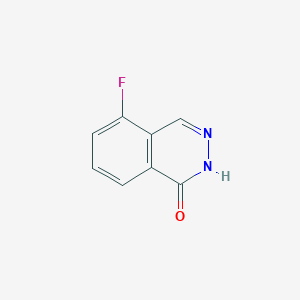 5-Fluorophthalazin-1(2H)-one chemical structure (CAS 23928-50-9)