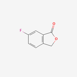 6-Fluoroisobenzofuran-1(3H)-one chemical structure (CAS 23932-84-5)