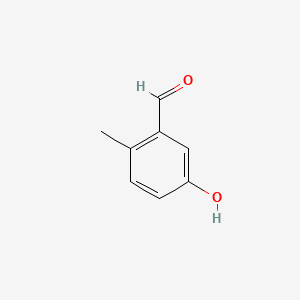 5-Hydroxy-2-methylbenzaldehyde chemical structure (CAS 23942-00-9)