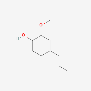 2-Methoxy-4-propylcyclohexanol chemical structure (CAS 23950-98-3)