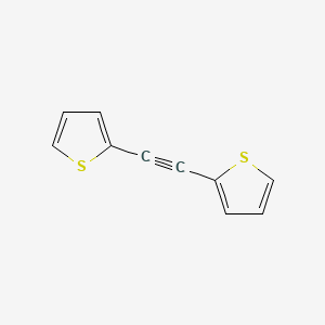 1,2-Di(thiophen-2-yl)ethyne chemical structure (CAS 23975-15-7)