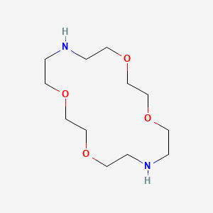1,4,10,13-Tetraoxa-7,16-diazacyclooctadecane chemical structure (CAS 23978-55-4)