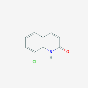 8-Chloroquinolin-2-ol chemical structure (CAS 23981-25-1)
