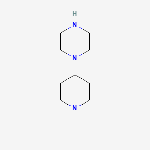 1-(1-Methyl-4-piperidinyl)piperazine chemical structure (CAS 23995-88-2)