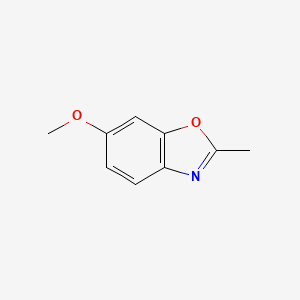 6-Methoxy-2-methylbenzo[d]oxazole chemical structure (CAS 23999-64-6)
