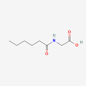2-Hexanamidoacetic acid chemical structure (CAS 24003-67-6)