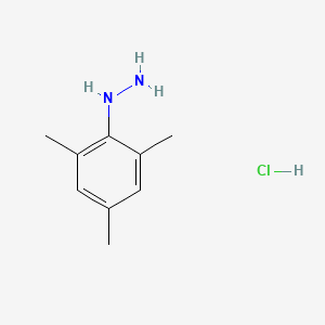 Mesitylhydrazine hydrochloride chemical structure (CAS 24006-09-5)