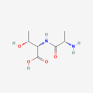 (2S,3R)-2-((S)-2-Aminopropanamido)-3-hydroxybutanoic acid chemical structure (CAS 24032-50-6)